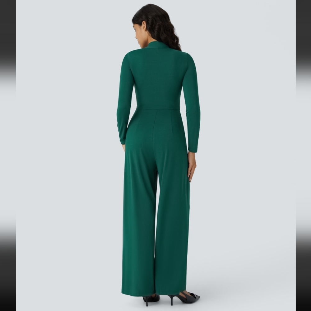 Halara Easy-Peezy Green Jumpsuit - Picture 3 of 10